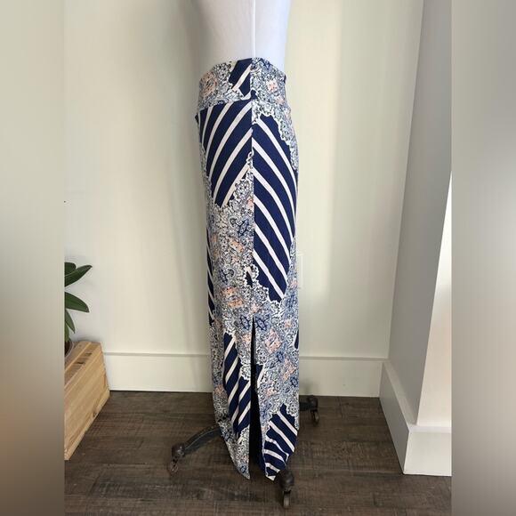 ANTHROPOLOGIE MAEVE VERANDA STRIPED FLORAL MAXI SKIRT SIZE SMALL - Picture 5 of 8